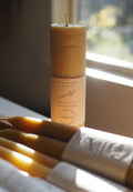 Beeswax Rustic Pillar - 6”