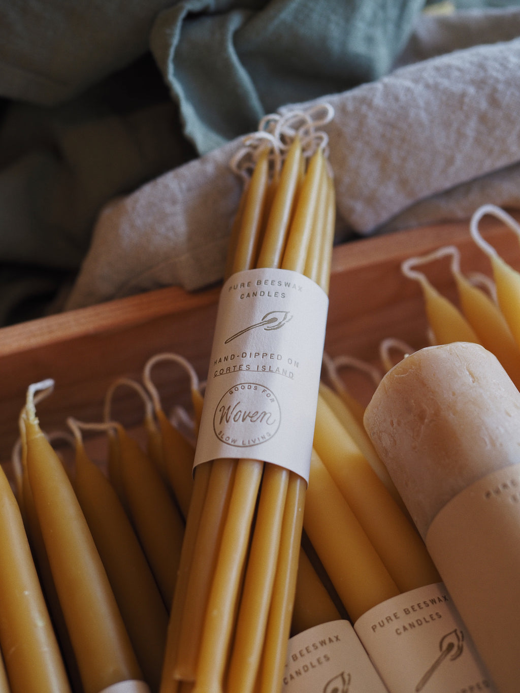 Beeswax Ceremony Candles - Set of 18