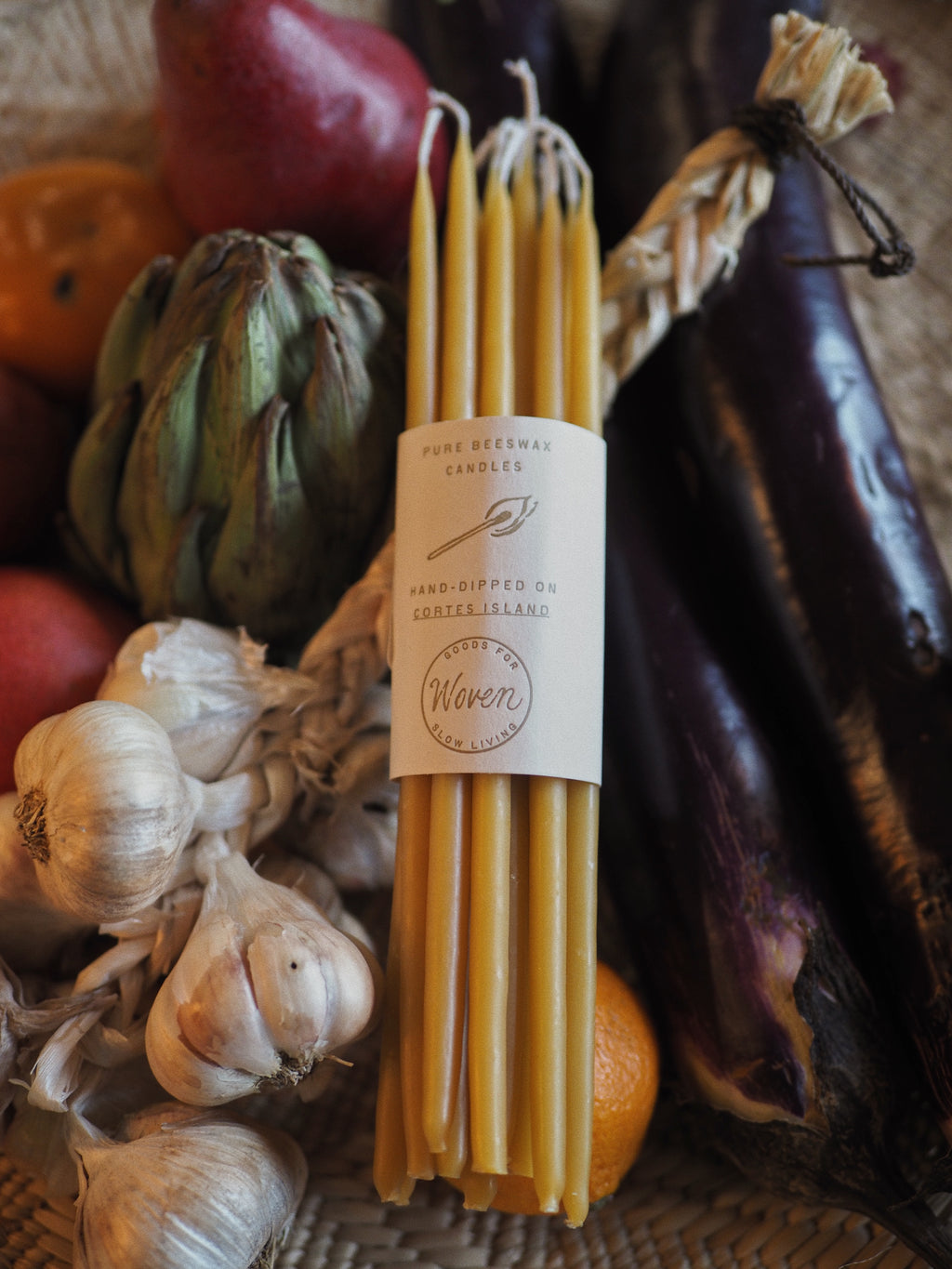 Beeswax Ceremony Candles - Set of 18