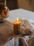 Beeswax Corn candle
